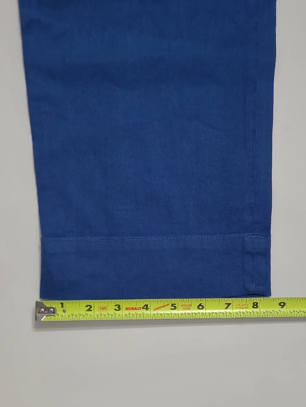 NWT Banana Republic Blue Linen-Cotton Blend Traveler Pull-On Pants size XL